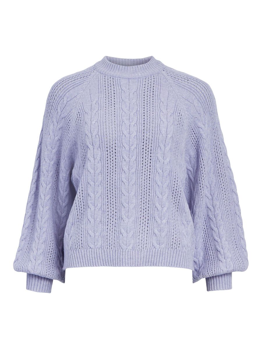 Object Collectors Item CABLE KNIT PULLOVER, Aster Purple, highres - 23040074_AsterPurple_976407_001.jpg