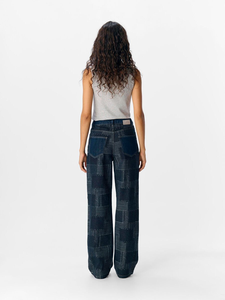 OBJECT WIDE FIT -FARKUT, Dark Blue Denim, highres - 23047615_DarkBlueDenim_004.jpg