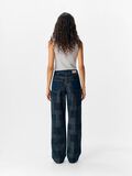 OBJECT PATCHWORK WIDE FIT JEANS, Dark Blue Denim, highres - 23047615_DarkBlueDenim_004.jpg