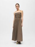 Product image thumbnail - SMOCK STRAP DRESS, Morel | 2