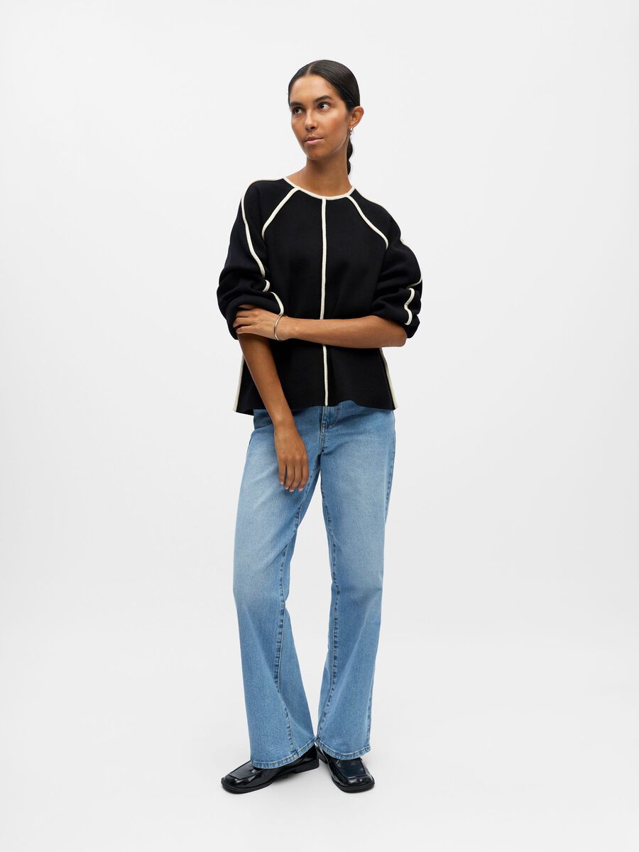 Product carousel image - DÉTAILLÉ PULL EN MAILLE, Black | 5