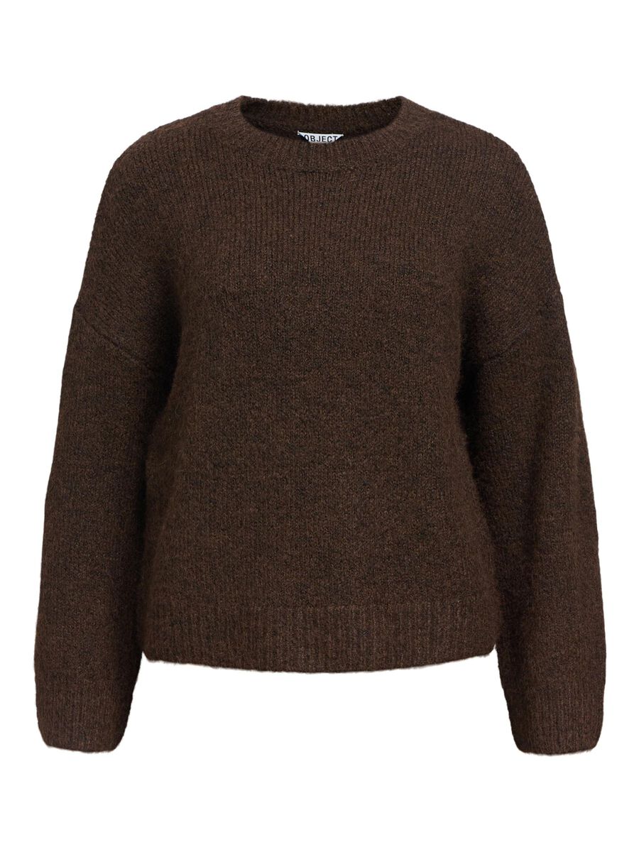 Product carousel image - KNITTED PULLOVER, Seal Brown | 1