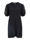 Product image thumbnail - KNITTED MINI DRESS, Black | 1