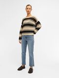 Object Collectors Item STRIPED KNITTED PULLOVER, Sandshell, highres - 23041941_Sandshell_1037333_005.jpg