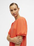 Object Collectors Item BALLOON SLEEVED TOP, Hot Coral, highres - 23034454_HotCoral_945720_006.jpg