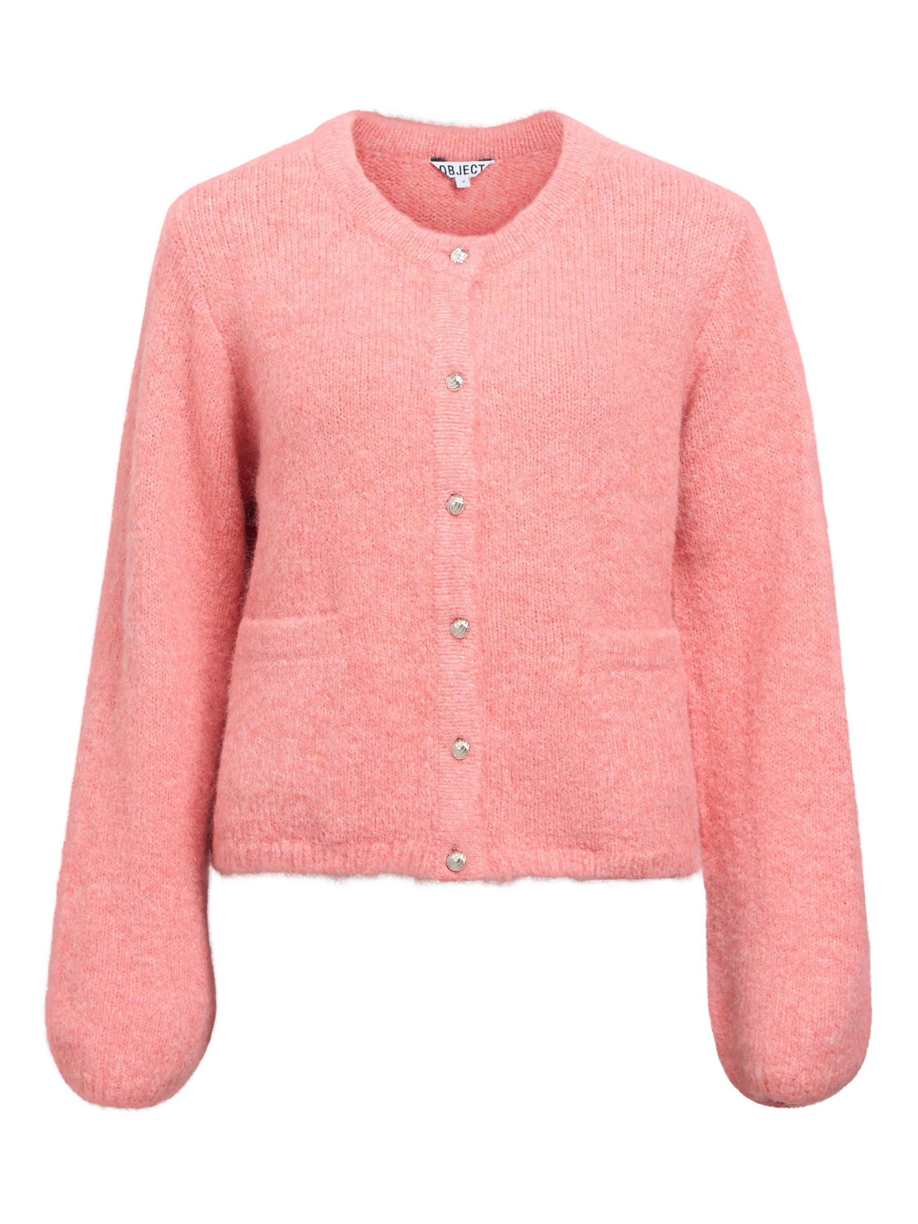 KNITTED CARDIGAN | Pink | .OBJECT CI Finland