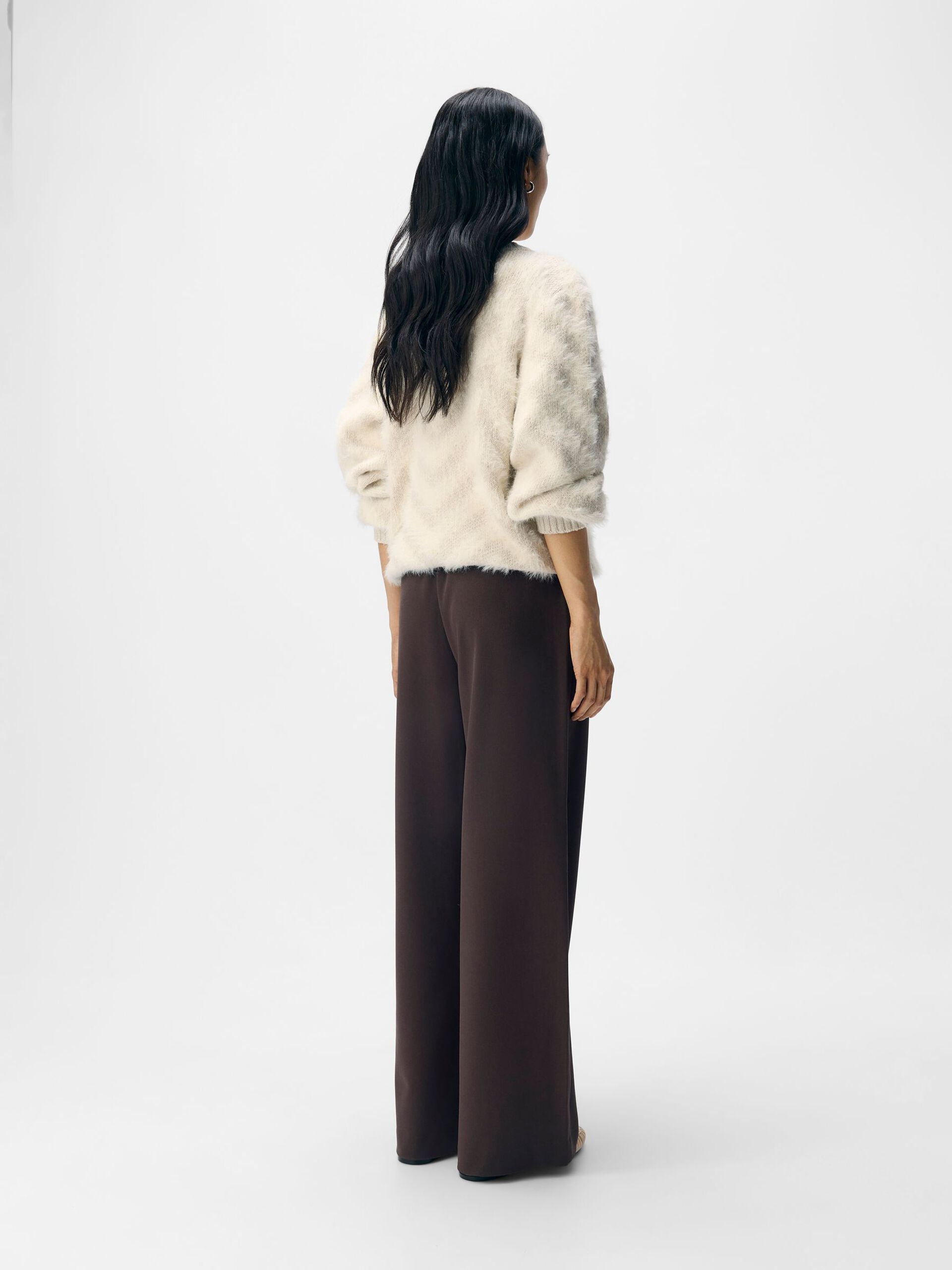 Carousel image - OBJLISA PANTALON, Seal Brown | 3