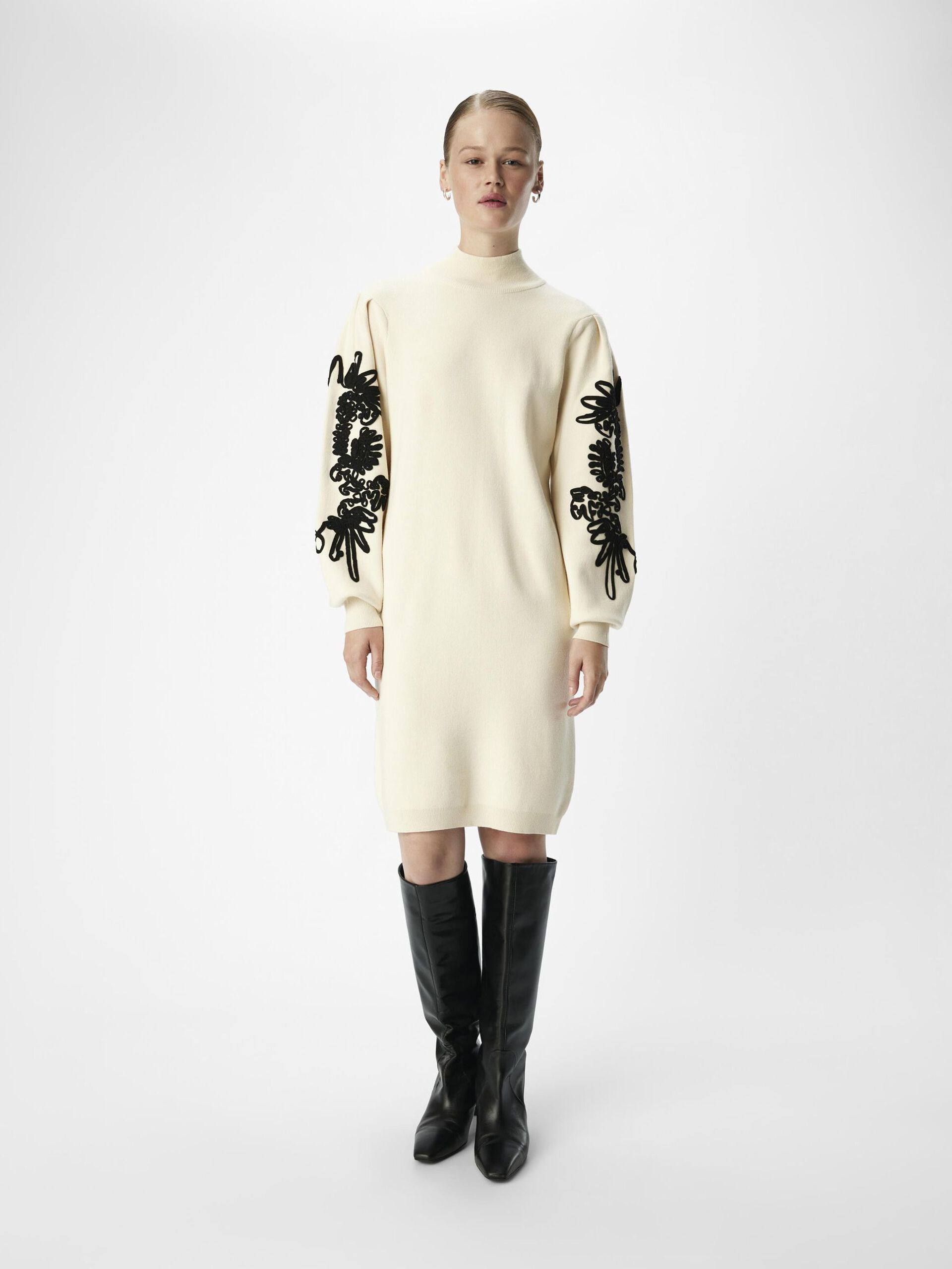 Carousel image - OBJJOANA MINI DRESS, Sandshell | 4