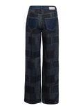 OBJECT PATCHWORK WIDE FIT JEANS, Dark Blue Denim, highres - 23047615_DarkBlueDenim_002.jpg