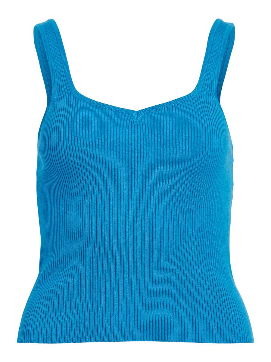 Object Collectors Item RIBBED KNITTED TOP, Swedish Blue, highres - 23041362_SwedishBlue_001.jpg