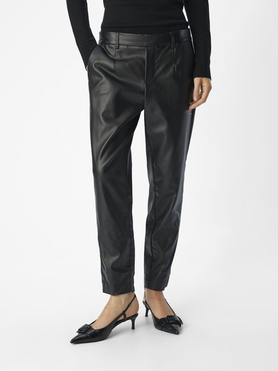 Carousel image - COATED TROUSERS, Black | 2