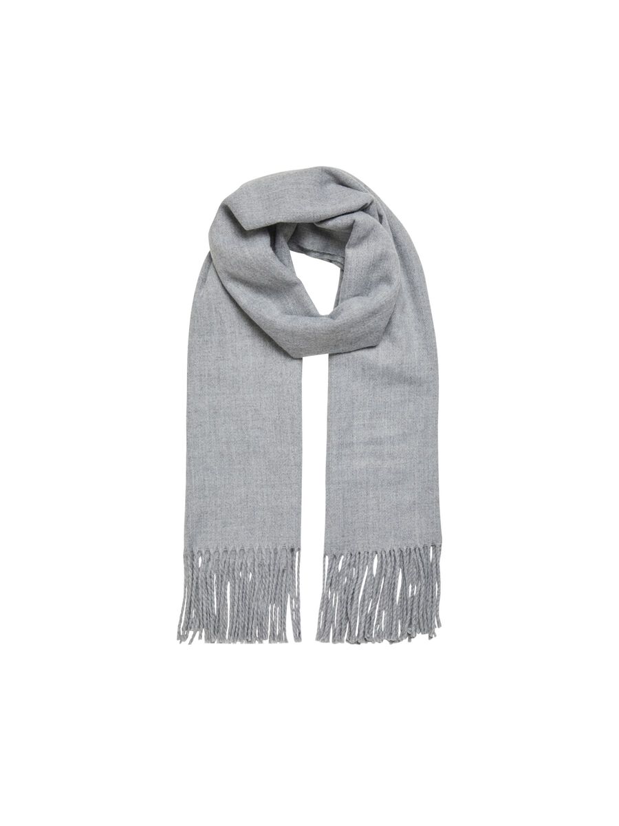 OBJECT WOOL SCARF, Light Grey Melange, highres - 23027876_LightGreyMelange_001.jpg
