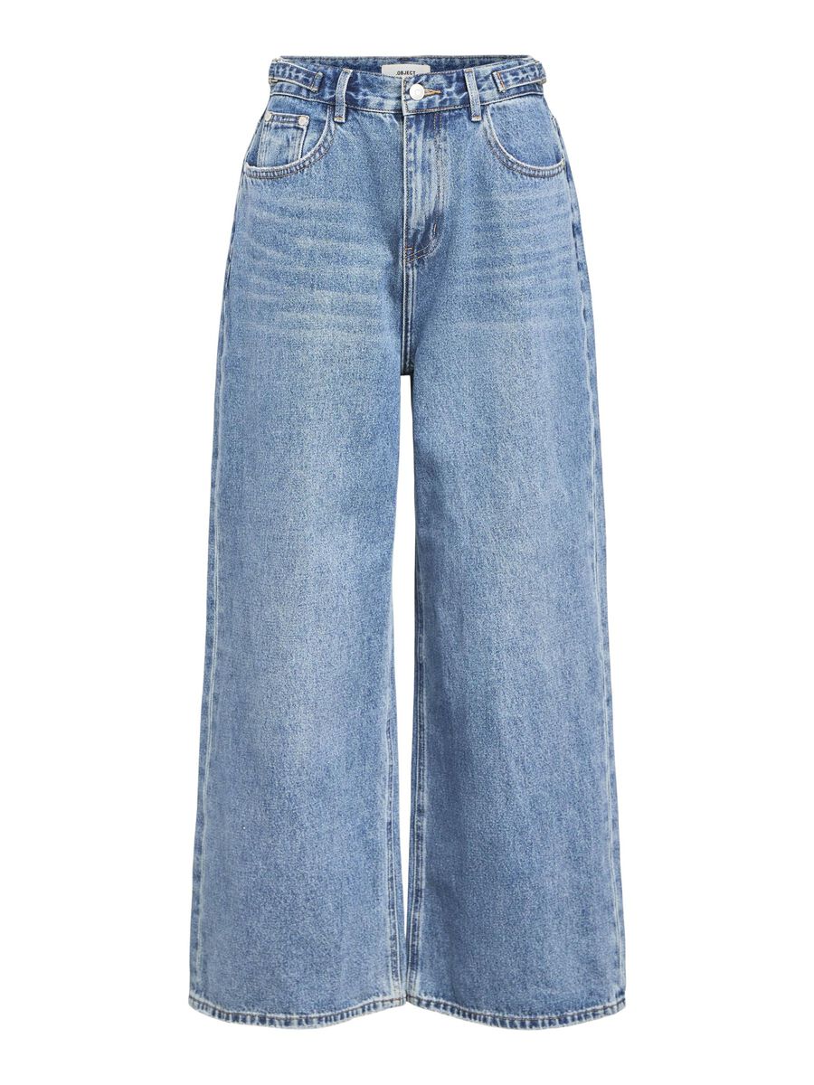 OBJECT WIDE FIT JEANS, Medium Blue Denim, highres - 23047589_MediumBlueDenim_001.jpg
