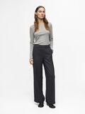 OBJECT HIGH WAISTED WIDE-LEG TROUSERS, Dark Grey Melange, highres - 23044366_DarkGreyMelange_1109579_005.jpg