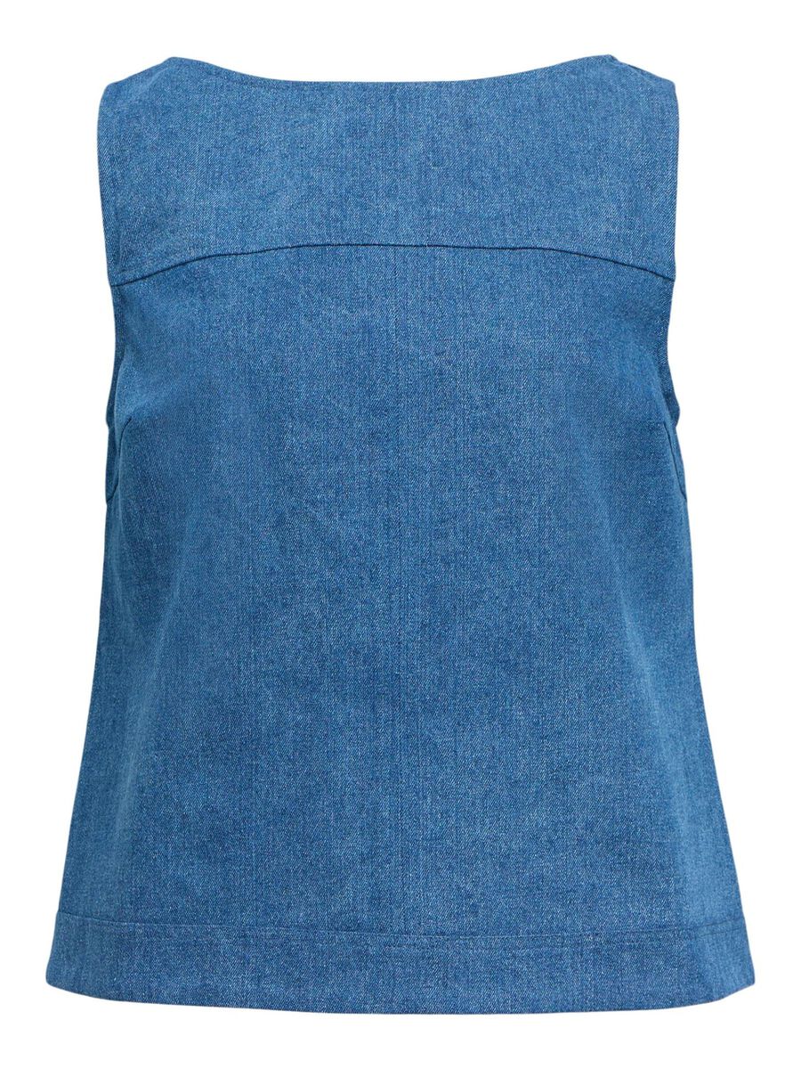 OBJECT EN DENIM TOP, Dark Medium Blue Denim, highres - 23048940_DarkMediumBlueDenim_001.jpg