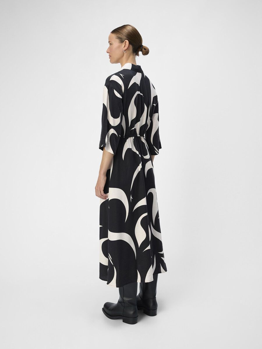 OBJECT PRINTED SHIRT DRESS, Black, highres - 23044966_Black_1132225_004.jpg