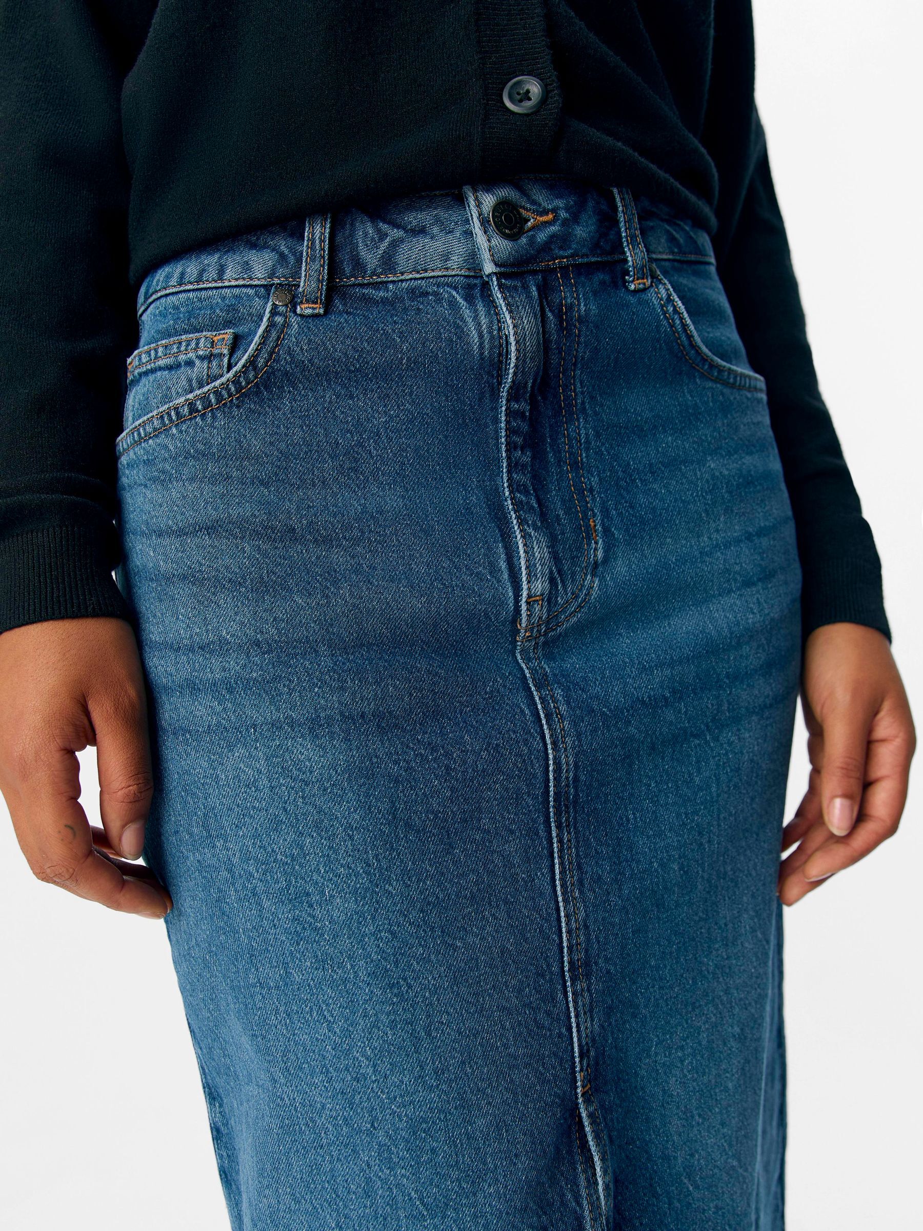 Jupe en denim mi longue online