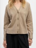 Product image thumbnail - KNITTED CARDIGAN, Desert Taupe | 5