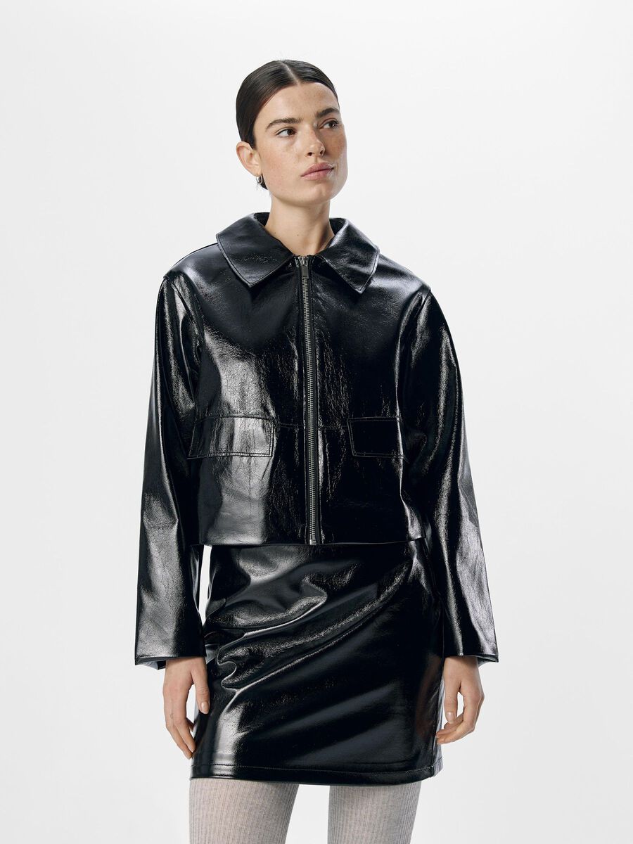 OBJECT COATED JACKET, Black, highres - 23046717_Black_003.jpg