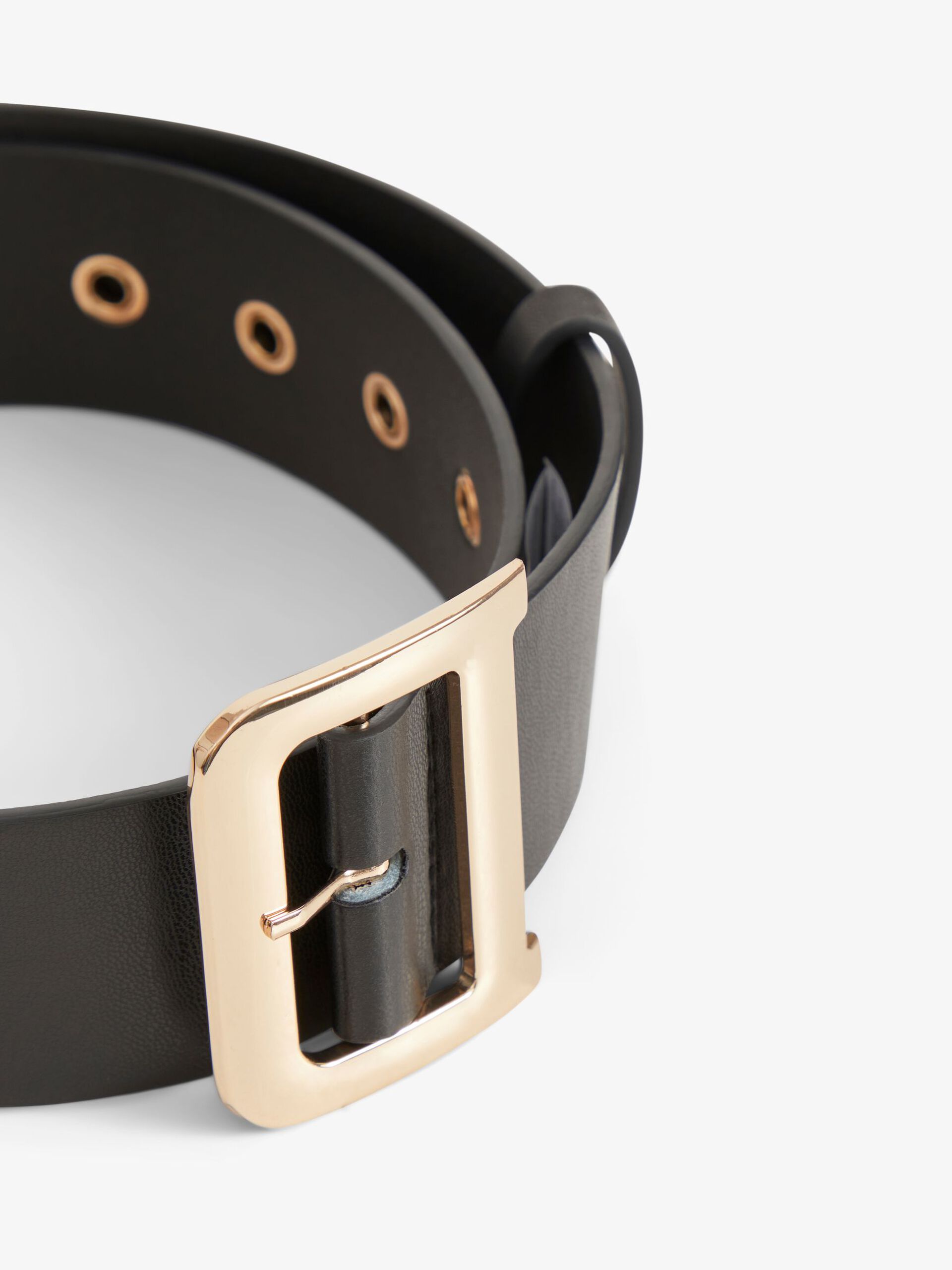 Carousel image - FAUX LEATHER BELT, Black | 4