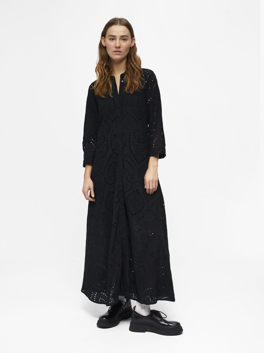 Object Collectors Item BRODERIE ANGLAISE MAXI DRESS, Black, highres - 23044757_Black_003.jpg