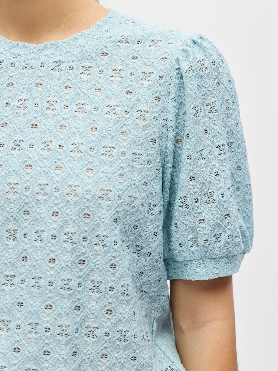 Carousel image - BRODERIE  TOP, Winter Sky | 5