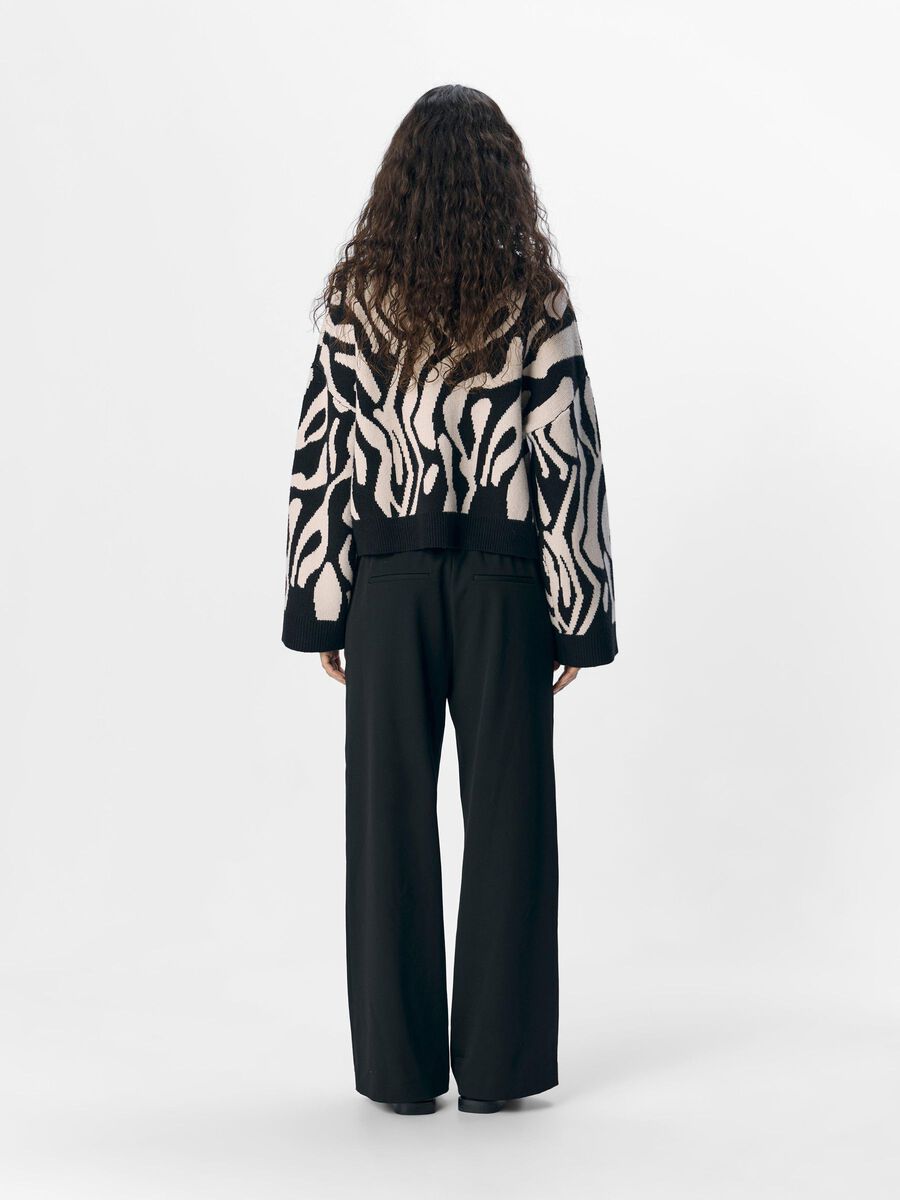 OBJECT PATTERNED KNITTED JUMPER, Black, highres - 23046926_Black_1215513_004.jpg