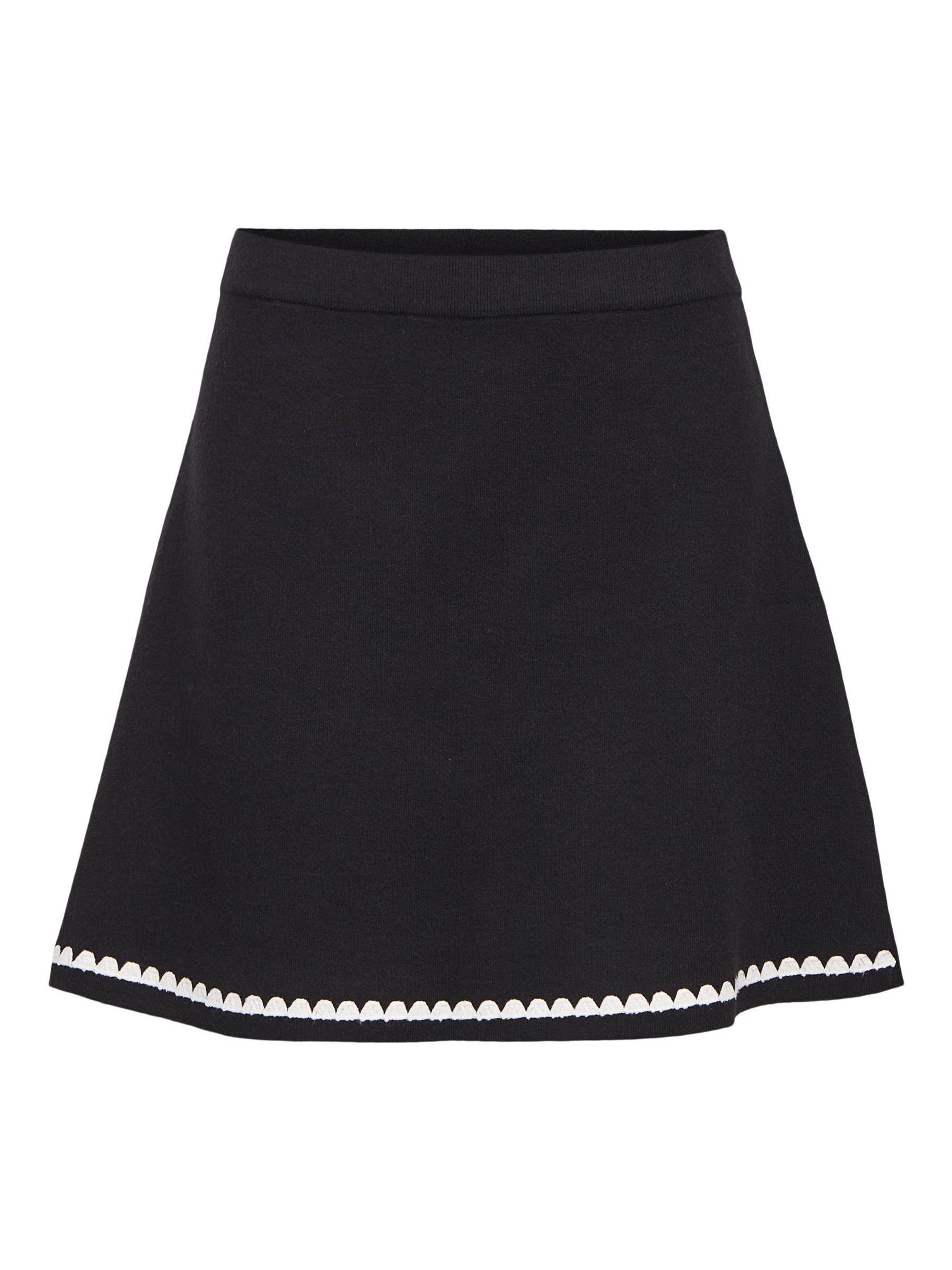 Black work skater skirt online