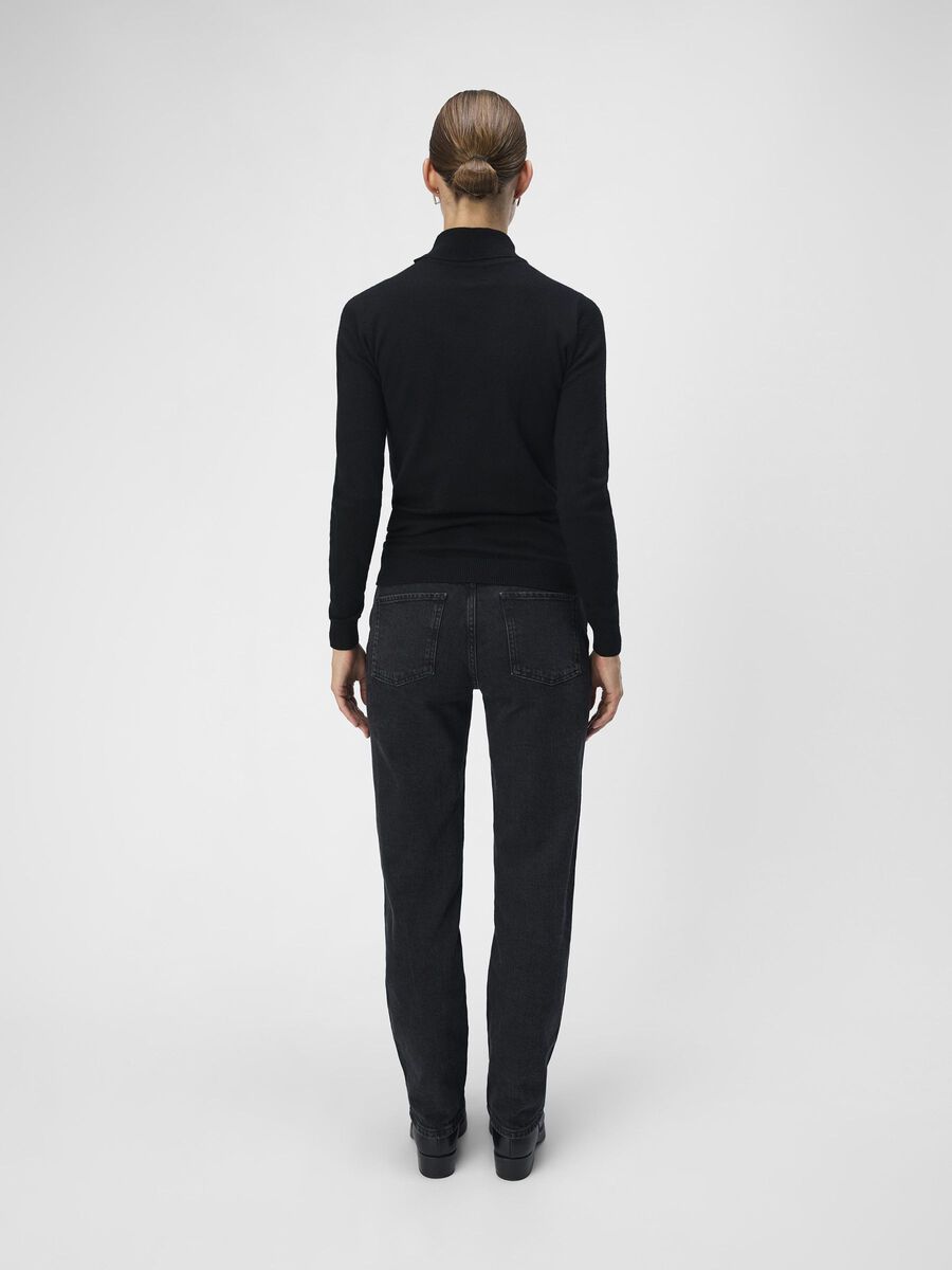 OBJECT OBJTHESS KNITTED PULLOVER, Black, highres - 23033228_Black_004.jpg