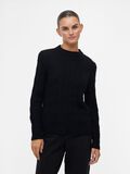 Object Collectors Item LONG SLEEVED KNITTED PULLOVER, Black, highres - 23030186_Black_003.jpg
