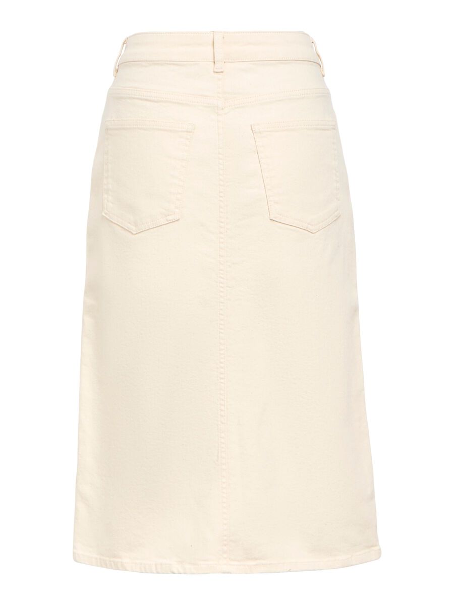 Carousel image - DENIM MIDI SKIRT, Sandshell | 2