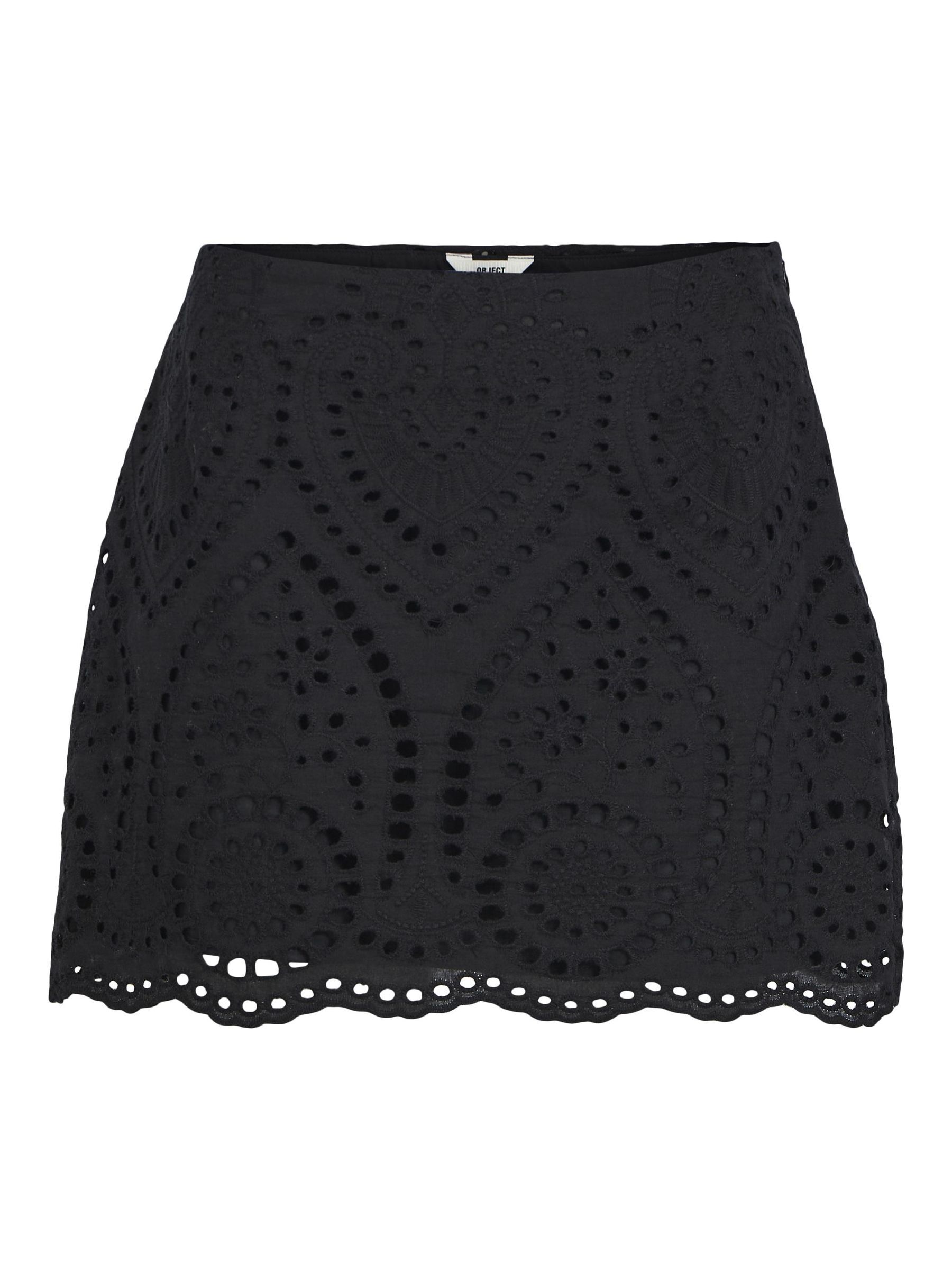 EN BRODERIE ANGLAISE MINI JUPE