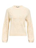 Product image thumbnail - KNITTED PULLOVER, Sandshell | 1