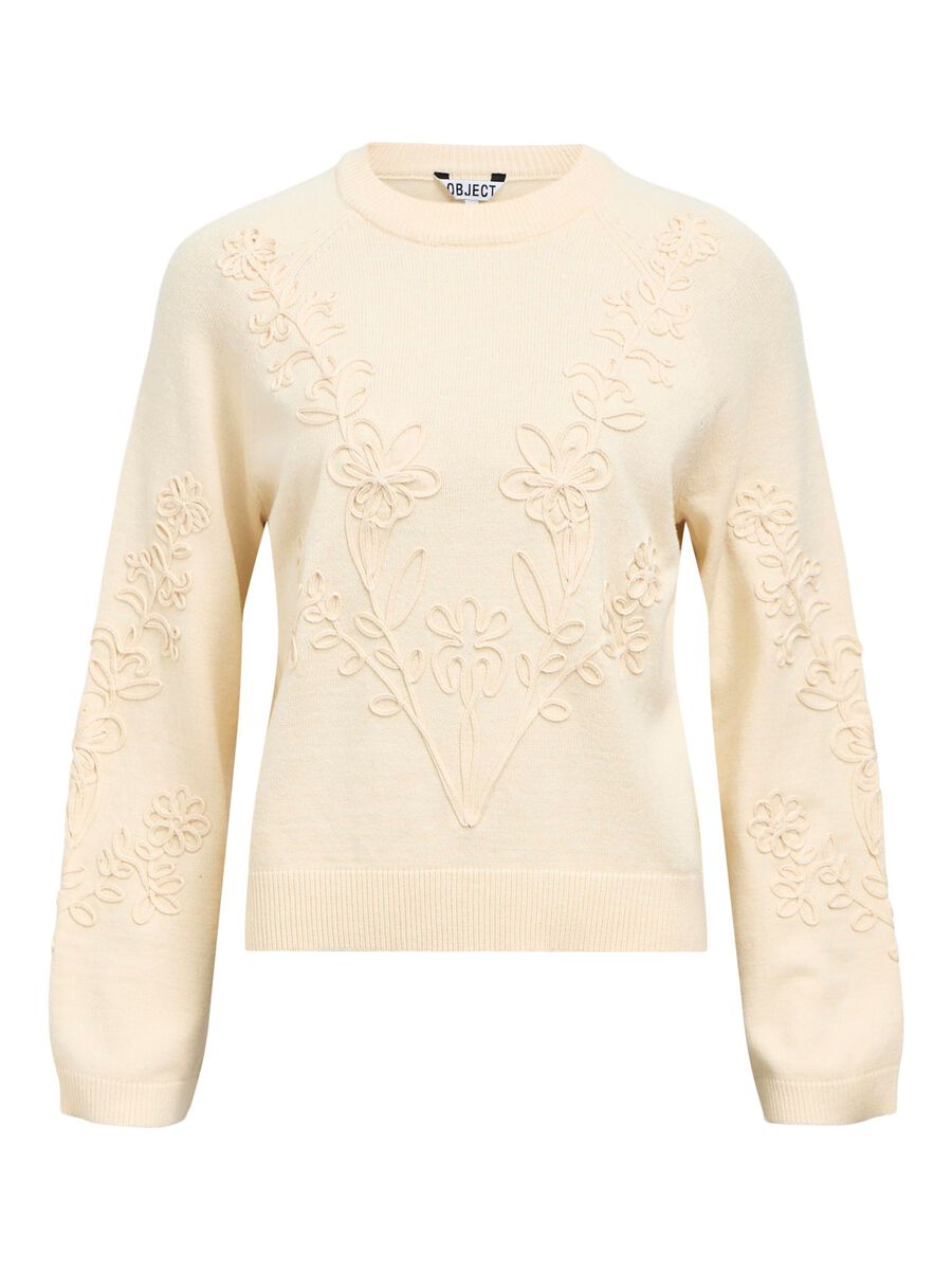 Carousel image - KNITTED PULLOVER, Sandshell | 1