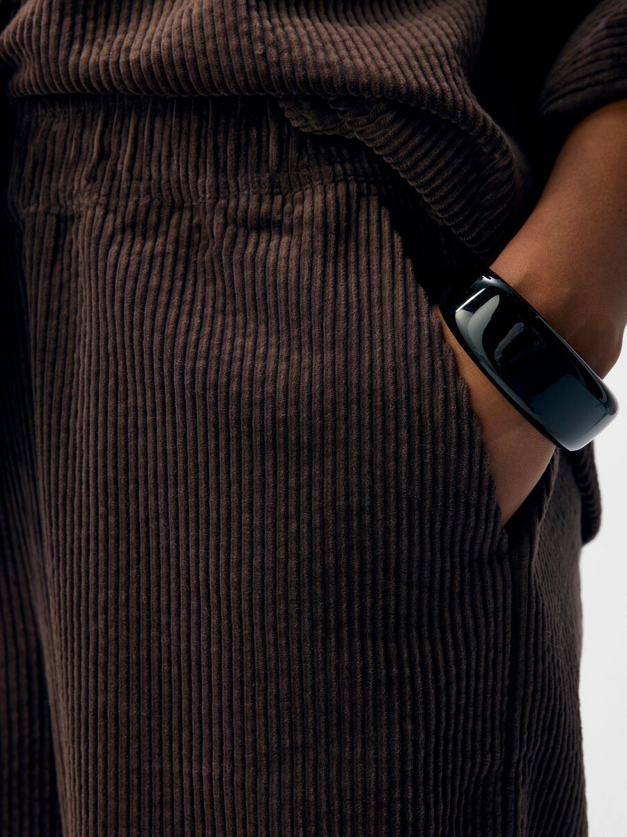 Carousel image - JERNBANEFLØJL BUKSER, Seal Brown | 5