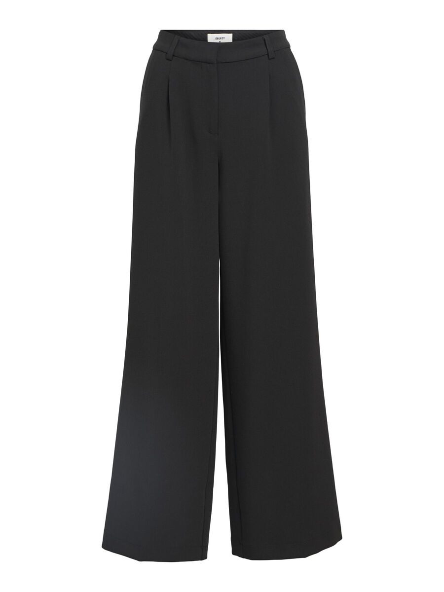 OBJECT WIDE LEG TROUSERS, Black, highres - 23046913_Black_001.jpg