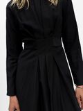 Product image thumbnail - MANCHES LONGUES MINI-ROBE, Black | 5