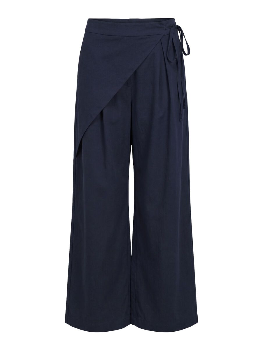 Product carousel image - WRAP SKIRT TROUSERS, Sky Captain | 1