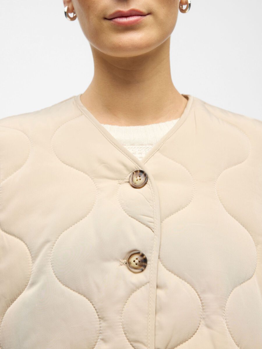 Carousel image - QUILTED GILET, Humus | 5