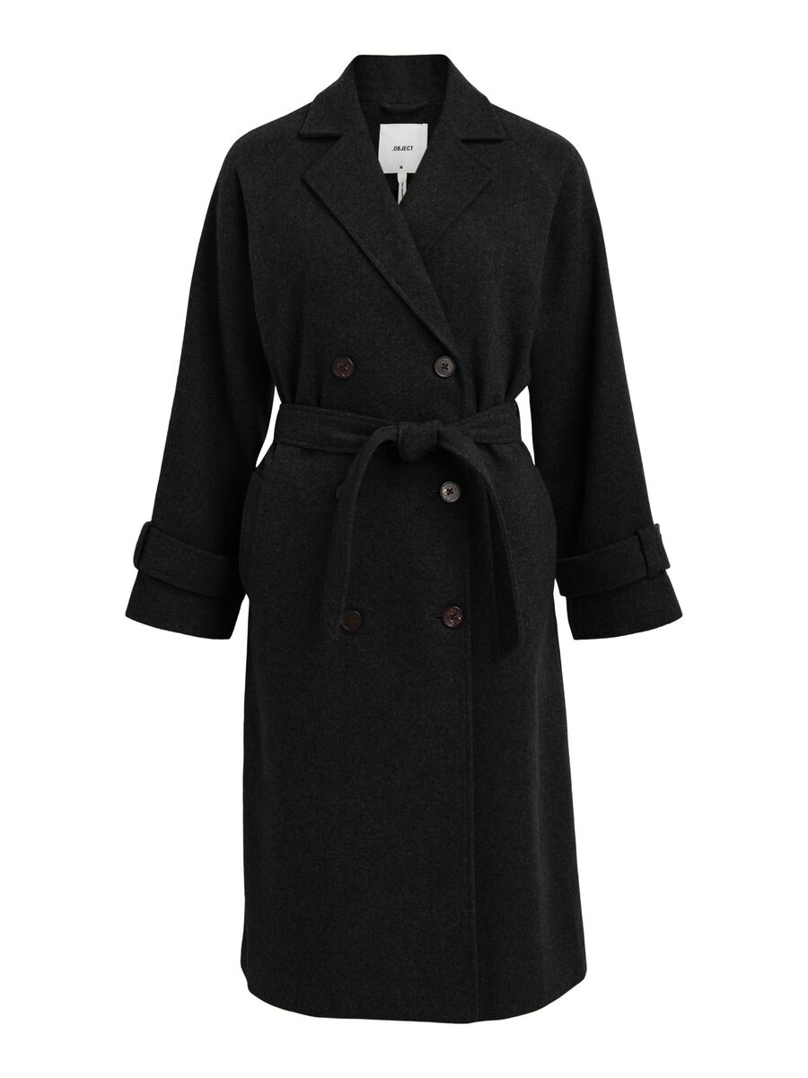 Object Collectors Item WOOL BLEND COAT, Black, highres - 23036261_Black_001.jpg
