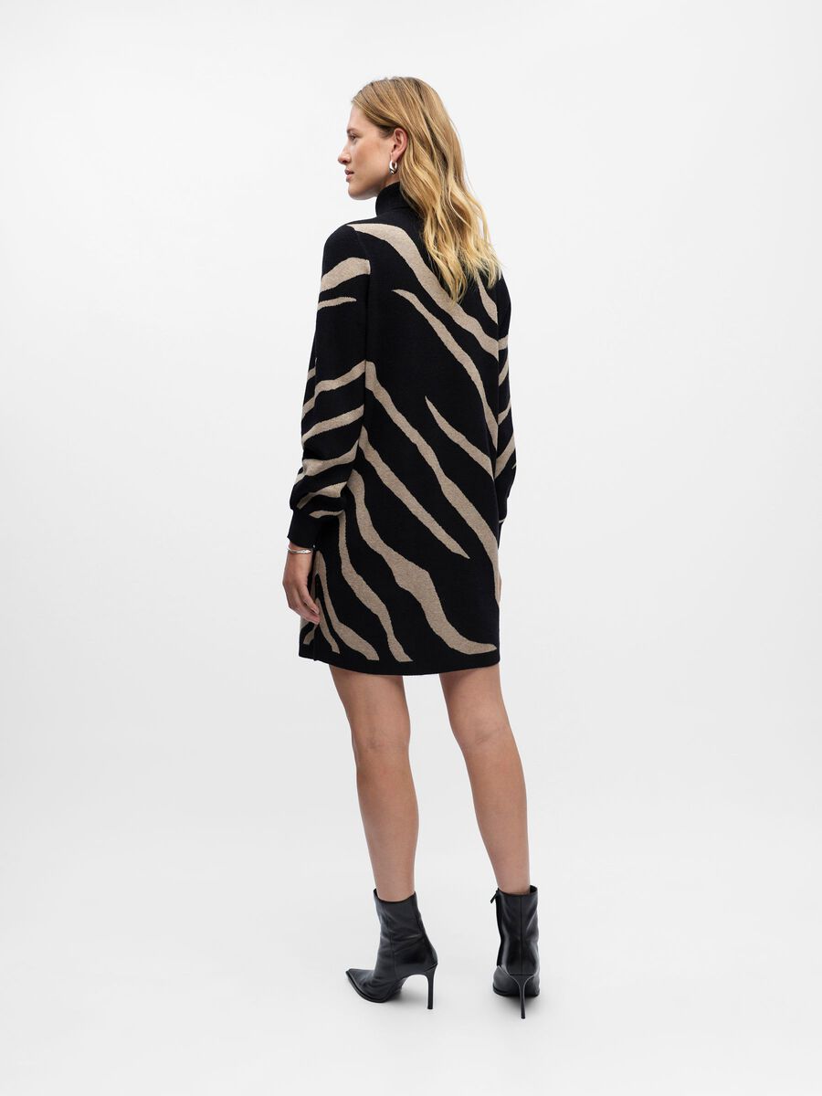 Product carousel image - OBJRAY ROBE EN MAILLE, Black | 2