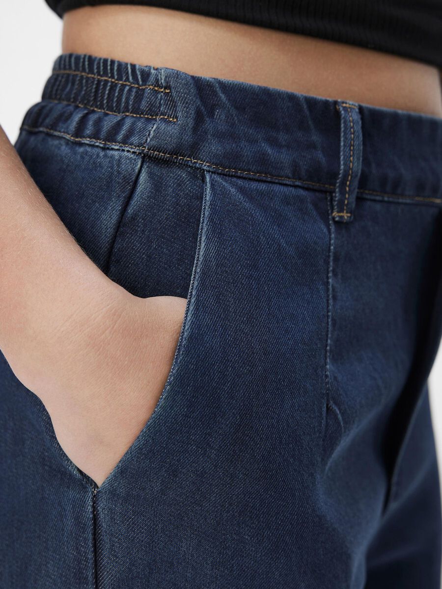 Carousel image - RECHTE PIJP BROEK, Dark Blue Denim | 6