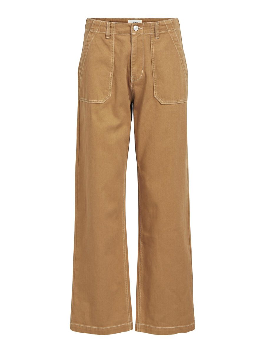 Object Collectors Item MID-WAIST WIDE FIT JEANS, Tobacco Brown, highres - 23043655_TobaccoBrown_001.jpg