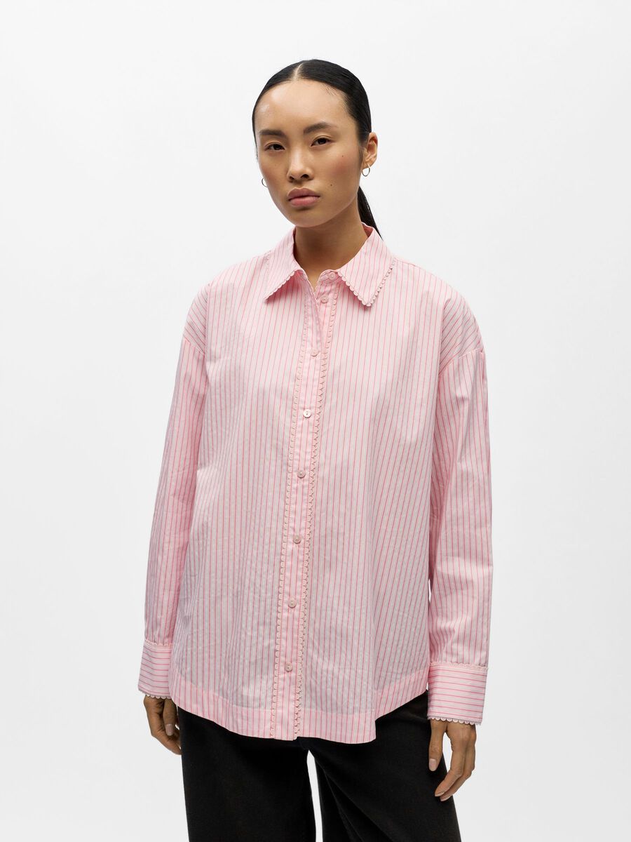Product carousel image - STRIPED SHIRT, Pale Lilac | 1