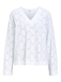 OBJECT GEDETAILLEERD TOP MET LANGE MOUWEN, White, highres - 23045698_White_001.jpg