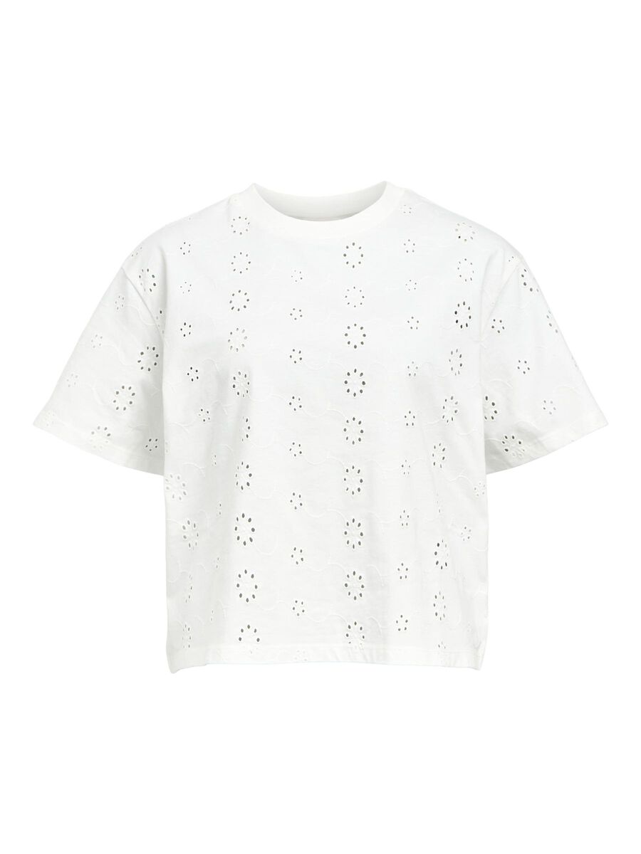OBJECT BRODERIE ANGLAISE T-SHIRT, Cloud Dancer, highres - 23045297_CloudDancer_1182333_001.jpg