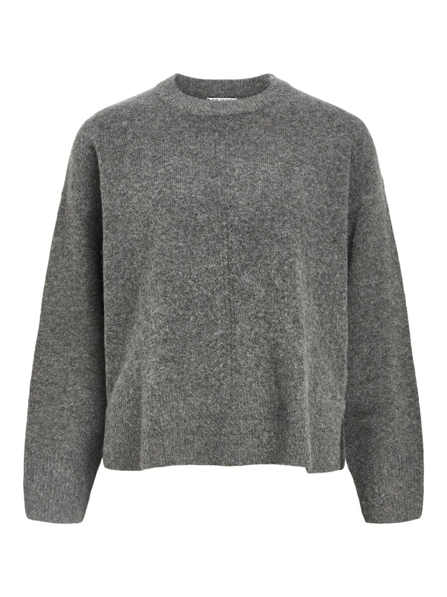 Carousel image - STRICK PULLOVER, Dark Grey Melange | 1