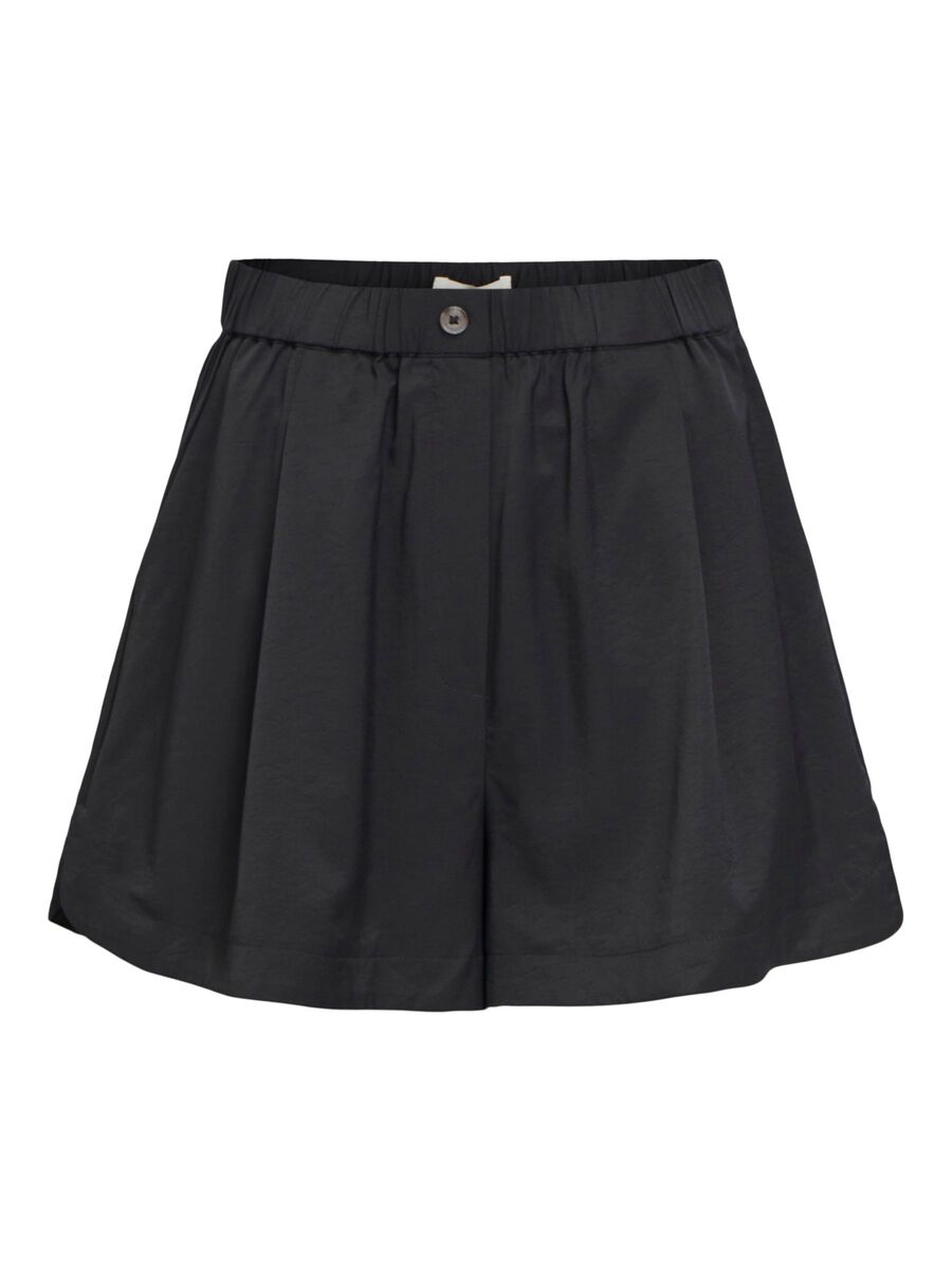 OBJECT HØJTALJEDE SHORTS, Black, highres - 23041468_Black_001.jpg