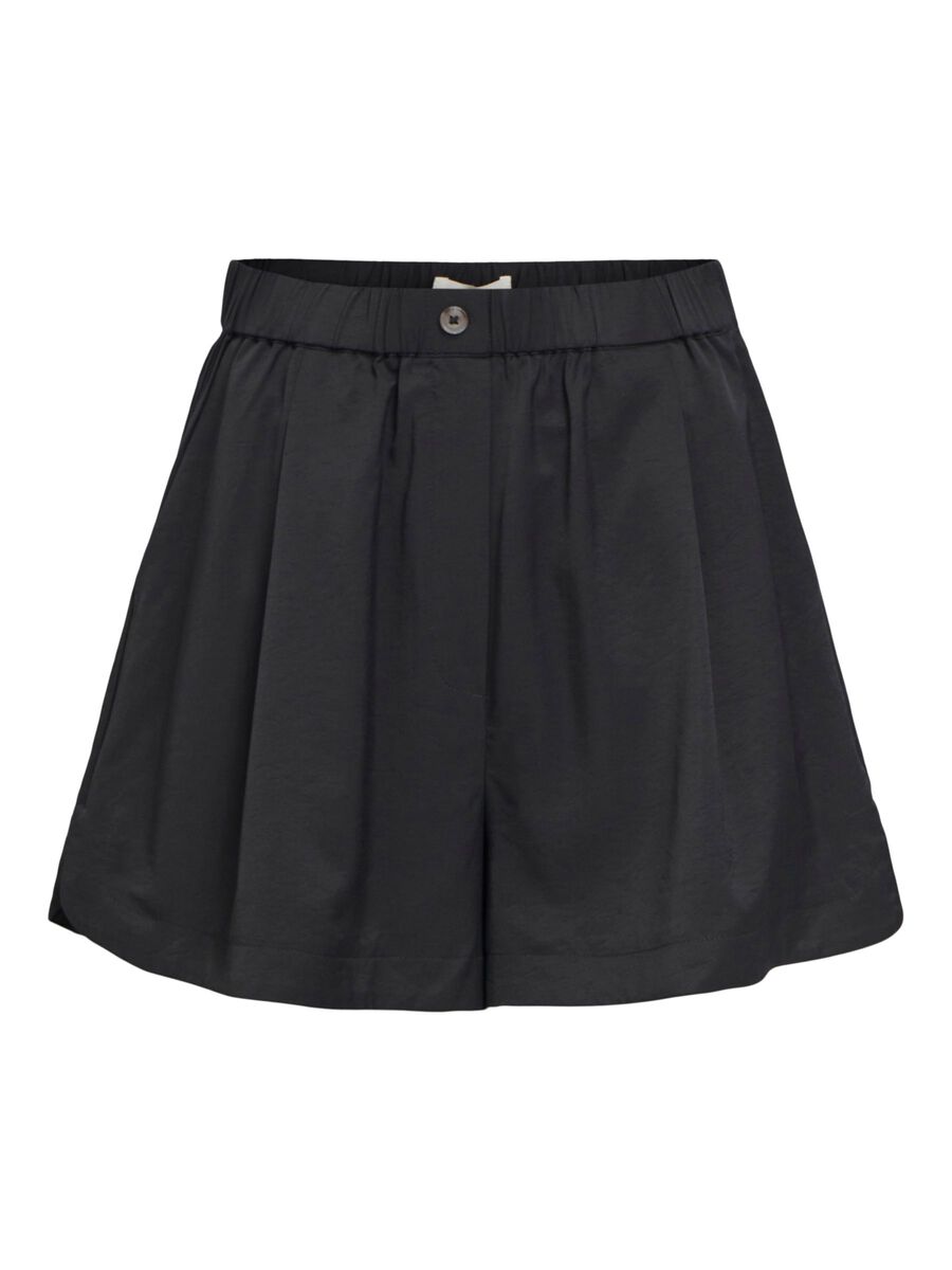 Object Collectors Item HIGH WAISTED SHORTS, Black, highres - 23041468_Black_001.jpg