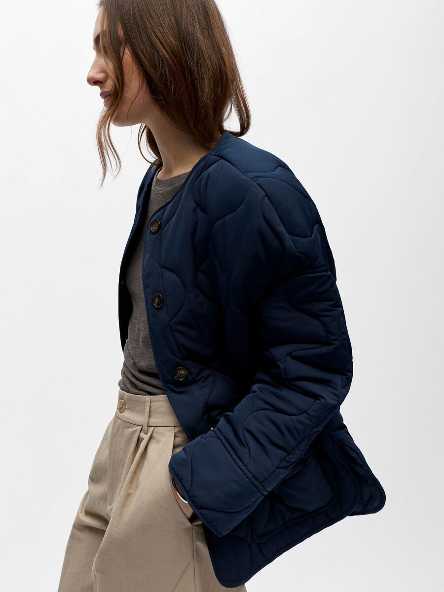 Carousel image - QUILTED JACKET, Sky Captain | 6